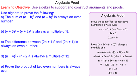 algebraic-proof-mr-mathematics