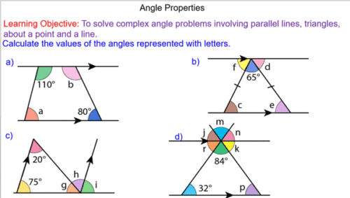 Problems with Angles in Parallel Lines
