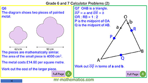 Grade 6 & 7 Calculator Problems (2)