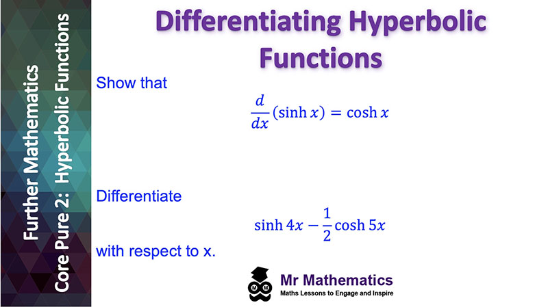 Differentiating Hyperbolic Functions