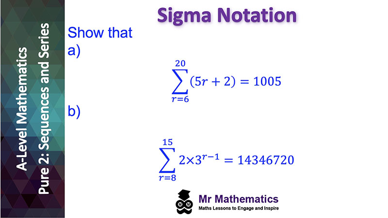 Sigma Notation